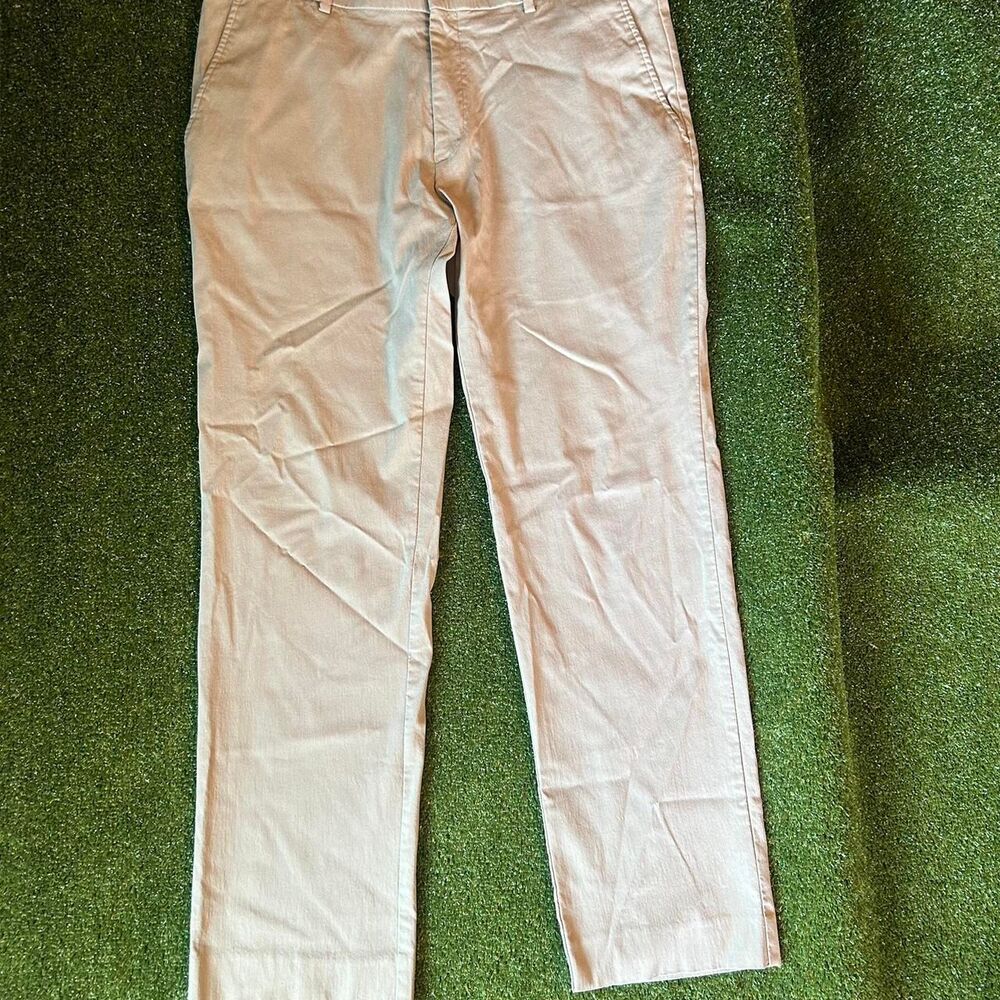 Tommy-hilfiger Men's Cream and Tan Trousers